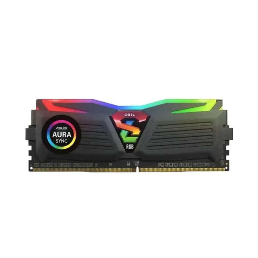 Ram Desktop GEIL SUPER LUCE RGB BLACK (GLS416GB3200C16BSC) 16GB (1x16GB) DDR4 3200MHz